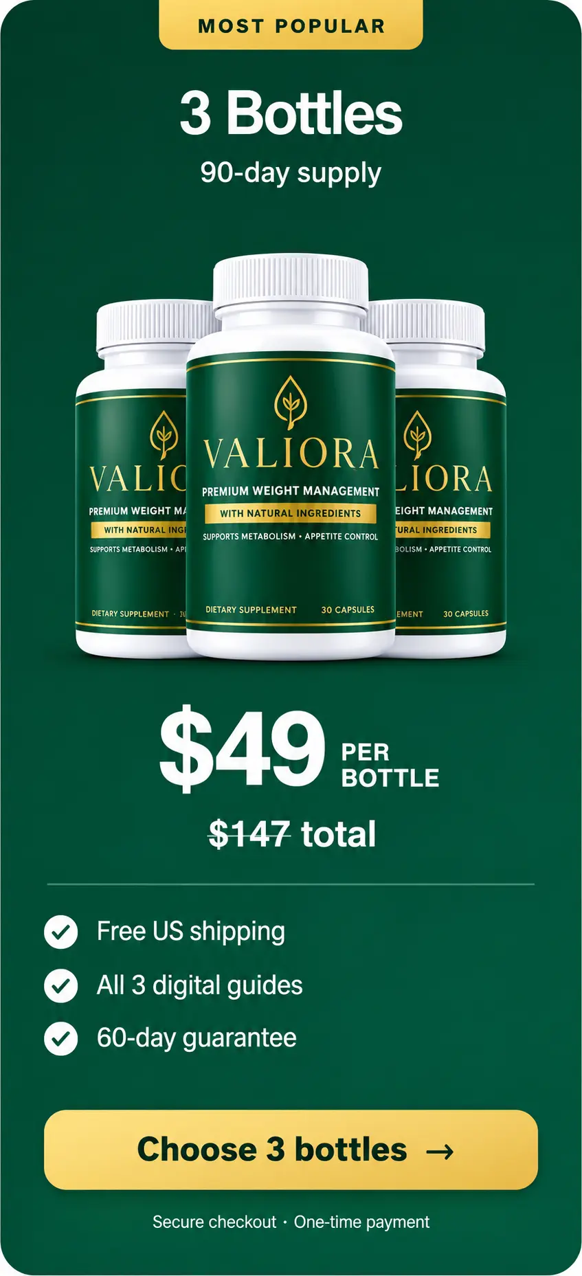 Buy Valiora 6 Bottle